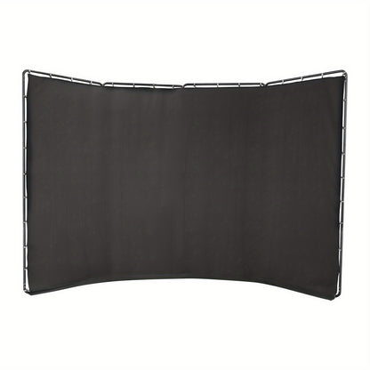 Fotografie Achtergrondstandaard – Backdrop Frame – Fotostatief – Studio Beugel – Achtergrondhouder – 4x2,4m Polyester – Makkelijk Montage & Draagtas