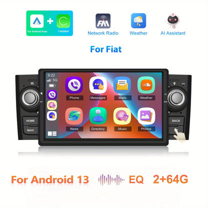 Autoradio – Autoscherm – Car Stereo – Multimedia Speler – Navigatiesysteem – 7 Inch HD Touchscreen – Android 13.0 Met Camera & Microfoon