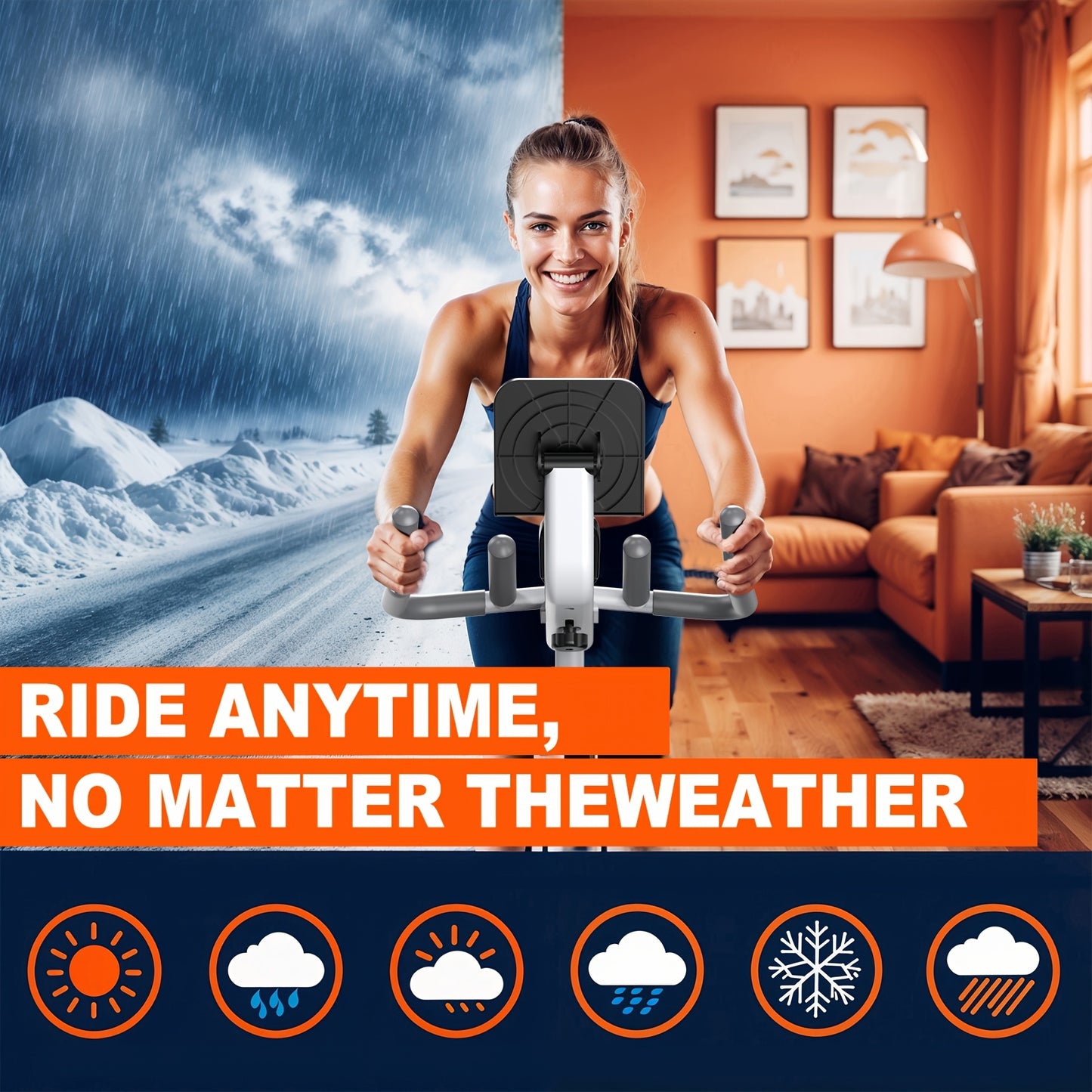 Ergometer Hometrainer – Fitnessfiets – Binnenfiets – Cardiofiets – Trainingsfiets – Zwart – Magnetische Weerstand 300W – Max 150 kg Belastbaar