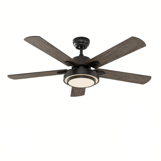 Plafondventilator – Ventilator – Plafondcirculatie – Luchtverfrisser – Koelventilator – Zwart – Omkeerbare Luchtstroom – Afstandsbediening