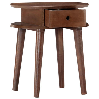 High-quality Nachtkastje 50x35x55cm Massief Acaciahout, Nightstand Storage, Bedside Table, Solid Wood Nightstand, Minimalist Design, Durable Nightstand, Compact Nightstand, Bedroom Essentials, Spacesaving Furniture