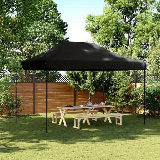 Collapsible Pop-Up Party Tent 410X279X315 Cm Black