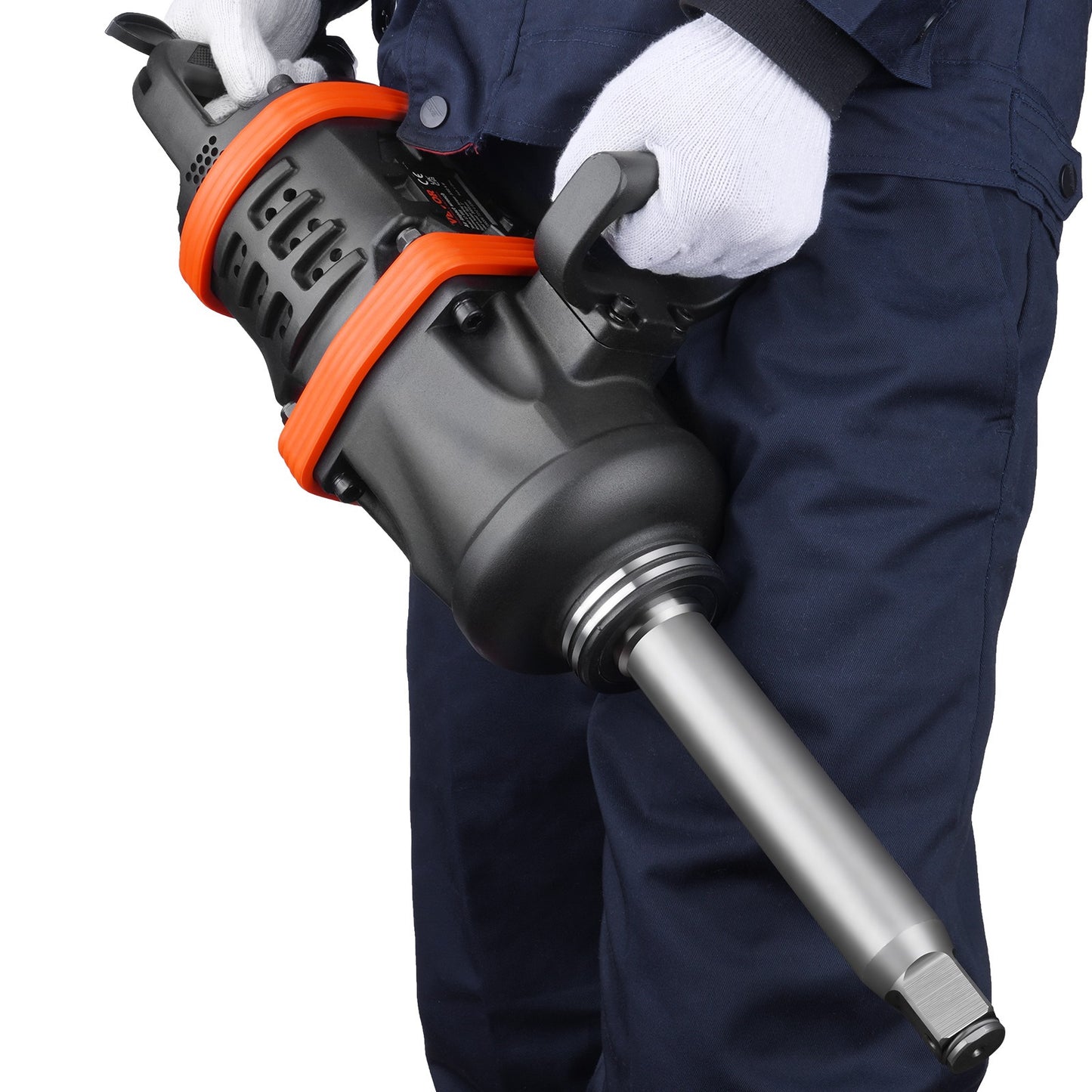 1 Inch Lucht Slagmoersleutel – Pneumatische Impact Gun – Slagmoersleutel – Luchtimpact Sleutel – Air Impact Wrench – Zware Klussen – Hoog Koppel 5175 ft-lbs – 8 Inch Lange Ankerstift