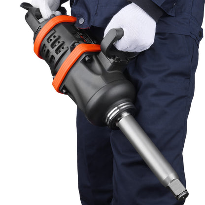 1 Inch Lucht Slagmoersleutel – Pneumatische Impact Gun – Slagmoersleutel – Luchtimpact Sleutel – Air Impact Wrench – Zware Klussen – Hoog Koppel 5175 ft-lbs – 8 Inch Lange Ankerstift