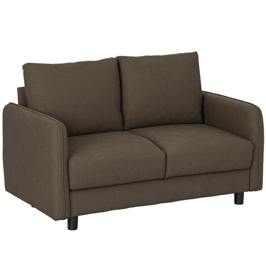 Bankstel – 2-Zitsbank – Sofa – Loveseat – Zitbank – Fluwelen Bekleding – Met Opbergruimte – Compact Formaat – Stevig Comfort