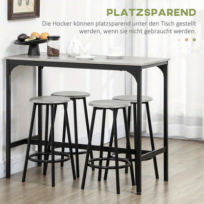 Barset – Barkrukken – Eettafel – Bistroset – Balie Meubels – Compact Design – Duurzaam Materiaal