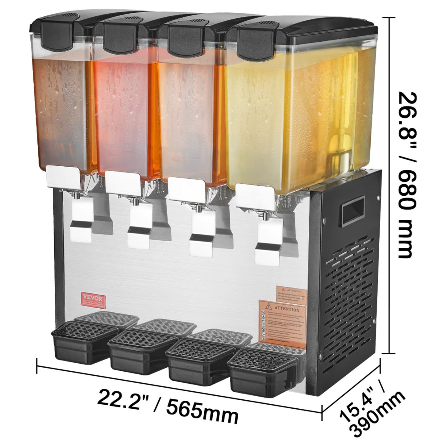 Drankdispenser – Waterdispenser – Limonadetap – Sapdispenser – Bardispenser – 10 Liter Capaciteit – Koeling & Roerfunctie