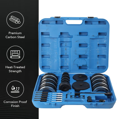 Wiellager Toolset – Wielager Gereedschap – Wiellager Reparatieset – Wielager Verwijderaar – Wielnaaf Montage Set – Geschikt Voor VAG 62-85 Mm – Hoogwaardig Metaal