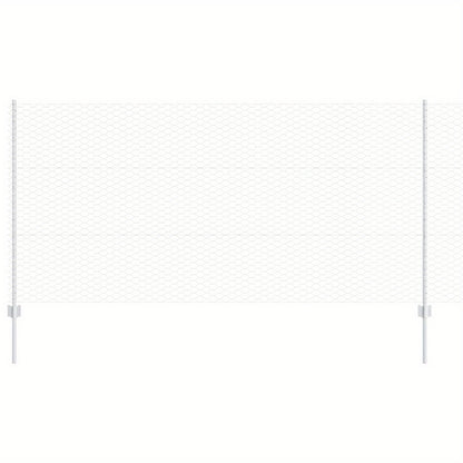 Tuinafscheiding – Tuinhek – Tuinscherm – Hek – Privacyscherm – Gegalvaniseerd Staal – 25 cm Hoog, 1,2 Meter Lang – Set Van 2 Stuks