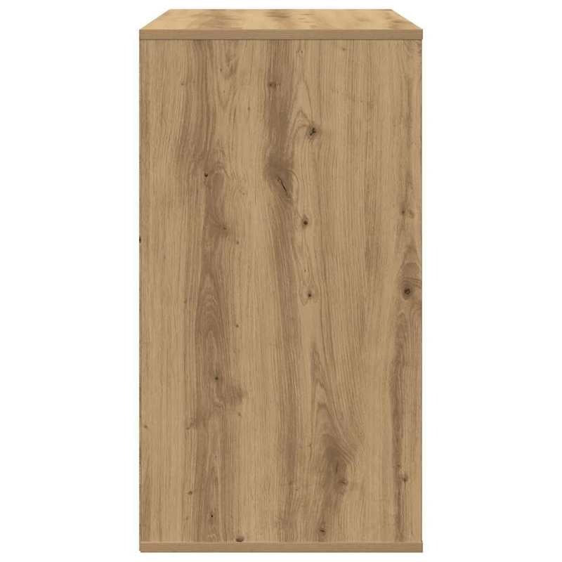 Modern Oak Wood Storage Cabinet with Lockable Drawers - 60x41x76cm Heavy-Duty Chest of Drawers, Oak Veneer-like, Minimalist Modern Organizer for Bedroom, Living Room, Office - Easy Assembly -Standing Furniture Unit (Engine, S