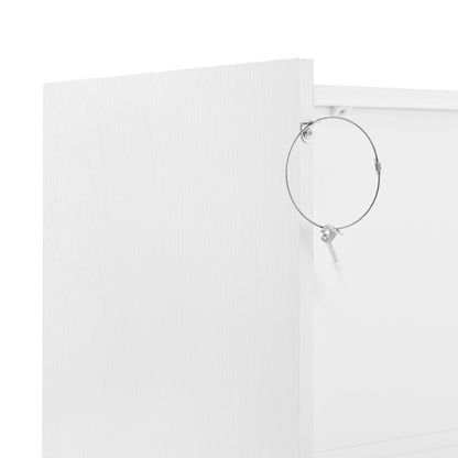 BTM Sideboard Cabinet with 2 Doors & 2 Open Shelves (Sideboard, Dresser, Storage Cabinet), Metal Frame, Glass Top, 120×40×77.5 Cm