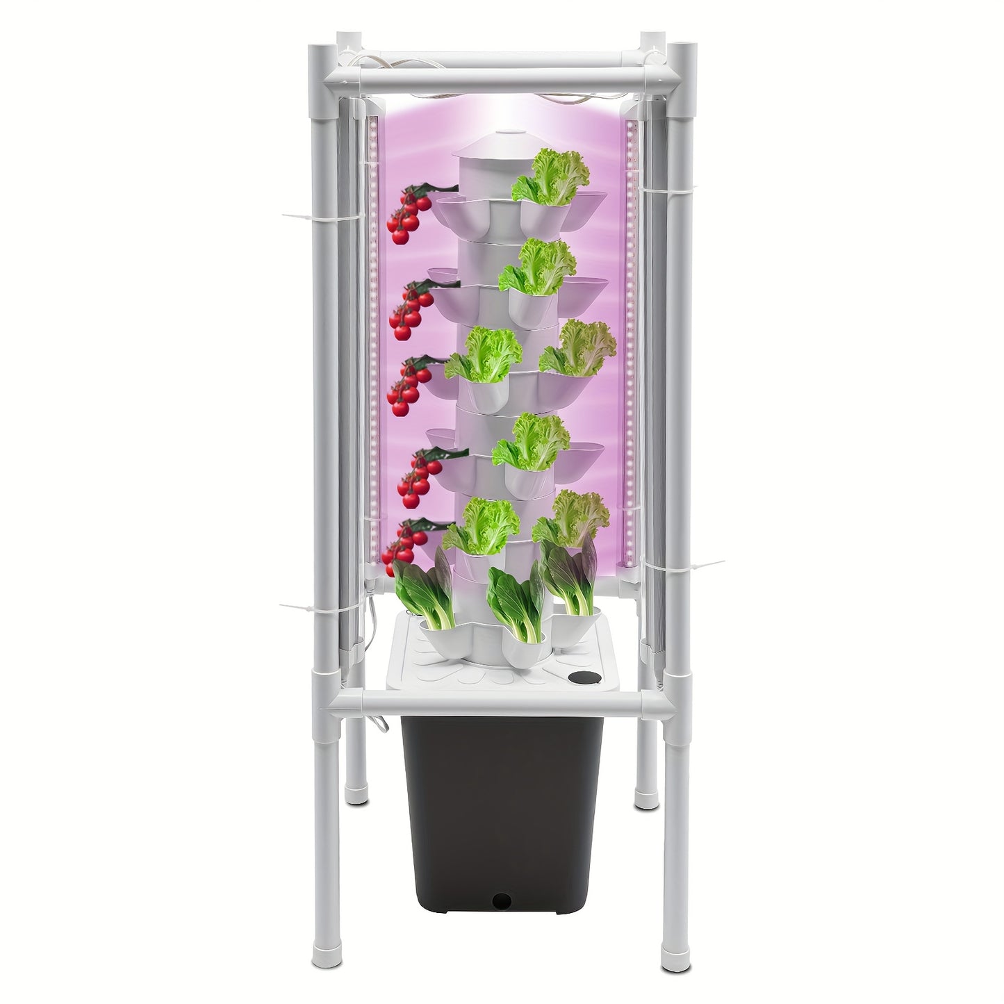 Hydroponische Plantentoren – Hydrocultuur Systeem – Indoor Tuin – Groeitoren – Kweekkit Compleet – Ruimtebesparend Ontwerp – 10L Waterreservoir