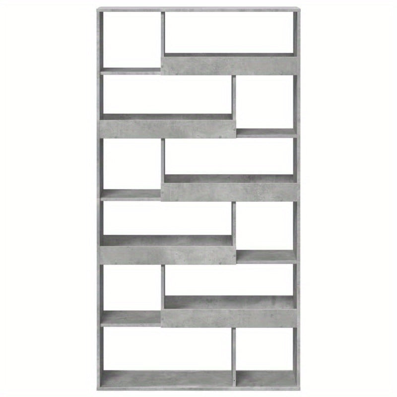 Room Divider 100X33X187.5 Cm Treated Wood Concrete Gray