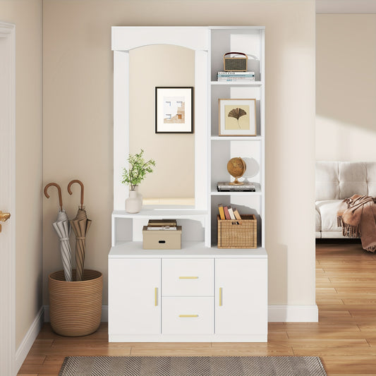 Salontafel – Koffietafel – Tafeltje – Woonkamertafel – Bijzettafel – Bamboe – Lichtgewicht – Ruime Opbergruimte – Modern Retro Design – Naturel Variant