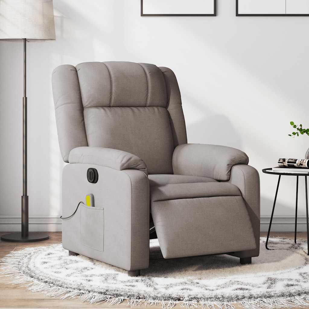 Massagestoel – Massagefauteuil – Relaxstoel – Elektrische Stoel – Verstelbare Fauteuil – 6 Massagepunten – Elektrisch Verstelbaar Tot 135°