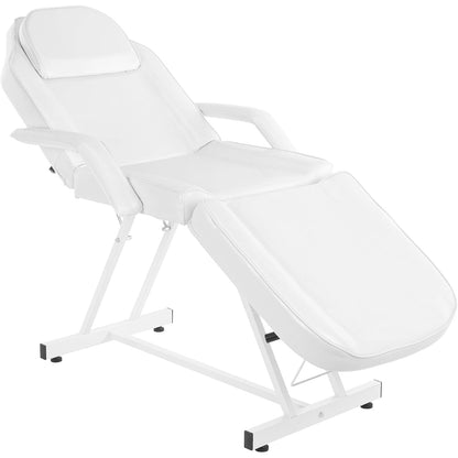 Professionele Massage- & Gezichtsstoel – Wellnessstoel – Esthetiekstoel – Salonbed – Spa-Behandelstoel – Verstelbare Rugleuning & Hoofdsteun – Duurzaam Synthetisch Leder
