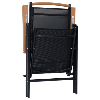 Tuinstoelen – Inklapbare Stoelen – Balkonstoelen – Aluminium Frame – Verstelbare Rugleuning – Weerbestendige Bekleding
