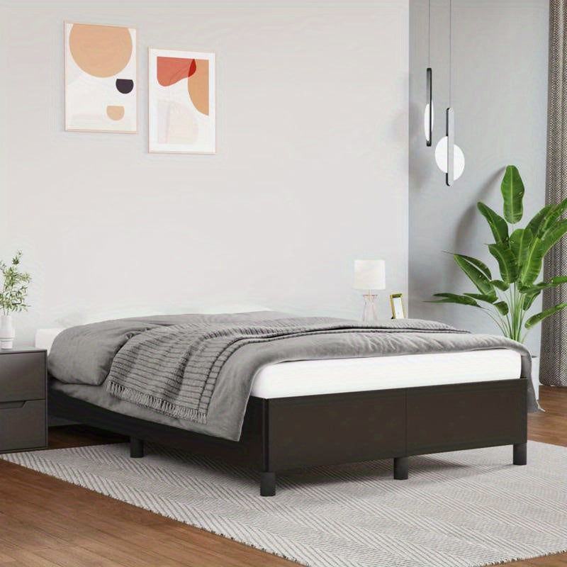 Bedframe – Eenpersoonsbed – Slaapbank – Kinderbed – Bedbank – Kunstleer Bekleding – Stevig Hardhout – 120x200 cm