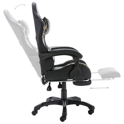 Gamestoel – Gaming Stoel – Gaming Chair – Game Stoel – Bureaustoel – Verstelbare Rugleuning – Uitschuifbare Voetensteun – Kunstleer – Max 150 kg