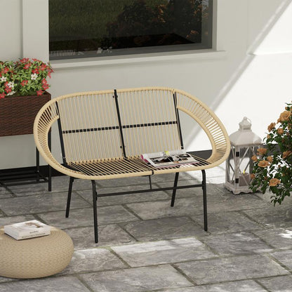 Tuinset – Buitenmeubelset – Bistrotafel Met Stoelen – Terrasmeubilair – Patio Set – Duurzaam Metalen Frame – Onderhoudsvriendelijk Kunststof Blad