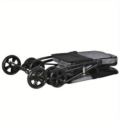 Hondenbuggy – Dierenwagen – Wandelwagen – Hondenkar – Huisdierenbuggy – Opvouwbaar – Oxford Stof – Max. 20 kg – Extra Groot – Lichtgewicht