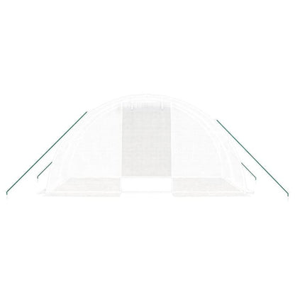 Kweekkas – Serre – Plantenkas – Groentekas – Tuinkas – Wit Stalen Frame – 8 m² Oppervlakte – 4x2x2 Meter Groot