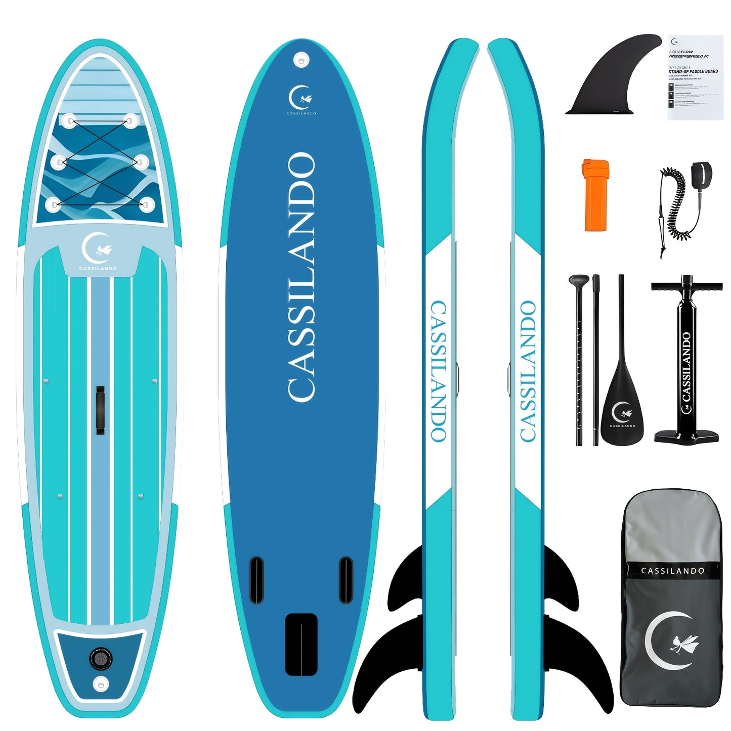 Stand Up Paddle Board – SUP Board – Peddelboard – Inflatable Paddleboard – Yoga Board – 335 cm – Hoogwaardig PVC – Compleet Met Accessoires