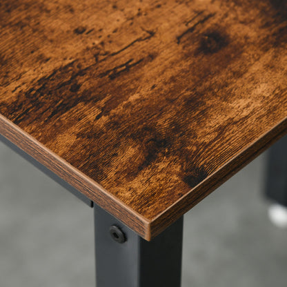 Klaptafel – Inklapbare Tafel – Vouwtafel – Campingtafel – Eettafel – Industrieel Design – Metalen Frame & Houten Tafelblad – Compact & Ruimtebesparend
