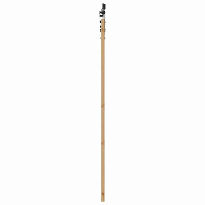 Houten Schuifdeur – Binnendeur – Roomdivider – Ruimteverdeler – Schuifpaneel – Bruin – Handmatig Schuifsysteem – 83 x 202 cm