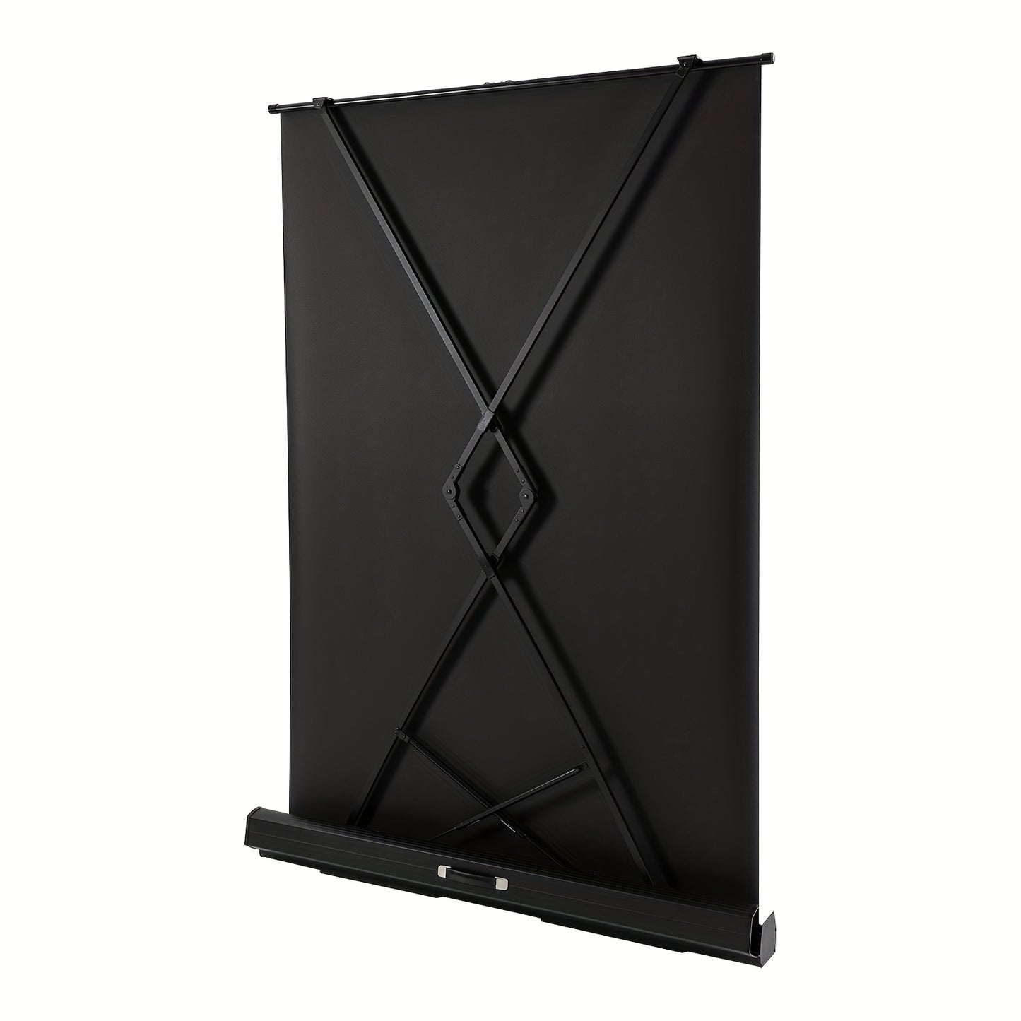 Projectiescherm – Draagbaar Scherm – Opvouwbaar Scherm – Presentatiescherm – Bureauscherm – 60 Inch – Aluminium Frame – Wit Glasvezel Doek