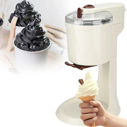 IJsmachine – Ijsmaker – Sorbetmaker – Yoghurtijsmachine – 1 Liter Inhoud – Voedselveilig Aluminium – Stil En Energiezuinig