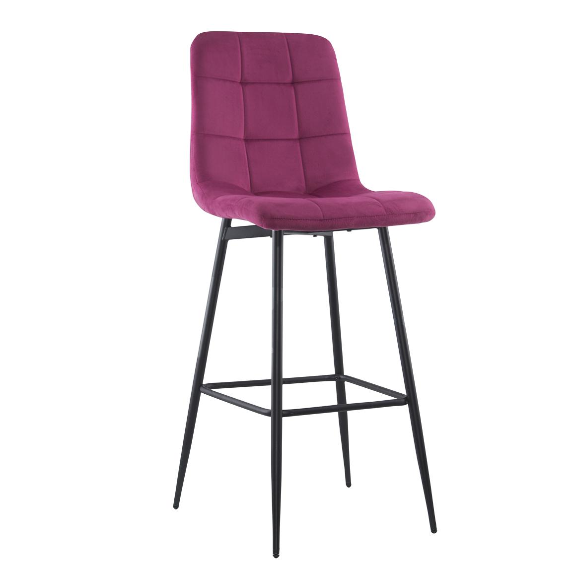 Velvet Fauteuils – Fluwelen Stoelen – Relaxfauteuils – Zithoeken – Loungestoelen – Set Van 2 – Zwarte Houten Structuur – Comfortabele Rugleuning Met Voetensteun – Bordeaux