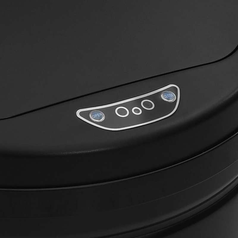Prullenbak – Afvalbak – Vuilnisbak – Pedaalemmer – Afvalemmer – 50L 3 Compartimenten – Duurzaam Koolstofstaal – Zonder Elektriciteit