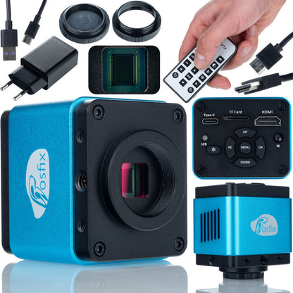 Microscopecamera – Digitale Microscoop Camera – USB Microscoop – HDMI Microscoop Camera – 8,29 MP Sony CMOS Sensor – 4K Video Opname