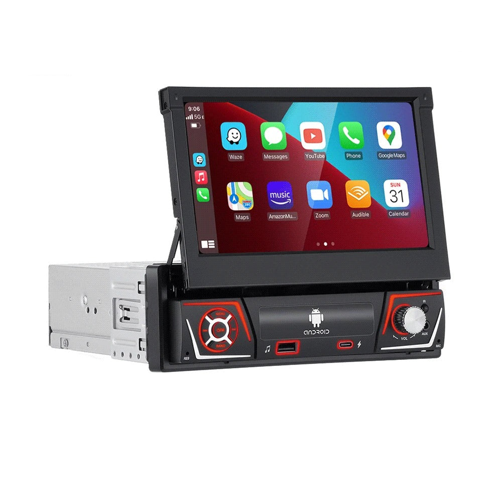 Mp5-speler, voor universeel, 2 GB, 32 GB, FM-radio, 1Din, wifi, 4x60, streaming en navigatie - zwart - QUORE
