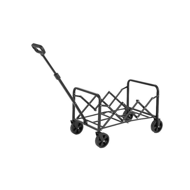 Bolderkar – Steekwagen – Opvouwbare Kar – Transportkar – Tuinkar – Lichtgewicht & Opvouwbaar – Robuust Stalen Frame Army Groen