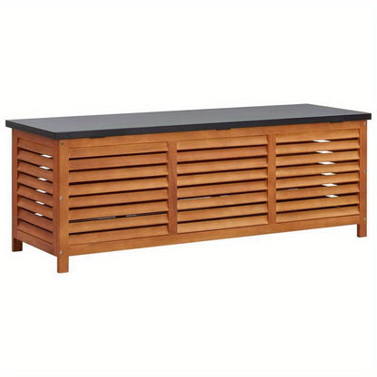 BBQ Station – Buitenkeuken Meubel – Grilltafel – Kookstation – Outdoor Serveren – Massief Eucalyptus Hout – Weerbestendig Ontwerp – 150x50x55 cm – Ruime Opbergruimte