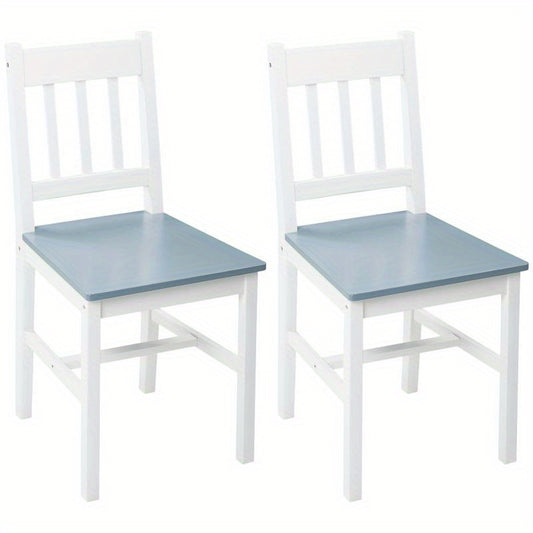 Eetkamerstoel – Stoel – Kuipstoel – Eettafelstoel – Keukenstoel – Massief Grenenhout – Grijze Stof Bekleding – Open Rugleuning – 41x46,5x85 cm – Duurzaam & Comfortabel