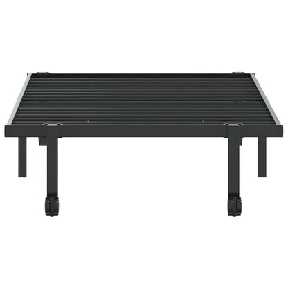 Bedframe – Inklapbaar Bedframe – Vouwbed – Stalen Bedframe – Opvouwbaar Bed – Stevig Stalen Frame – Ruimtebesparend Design – Maat 90x200 cm – Zwart