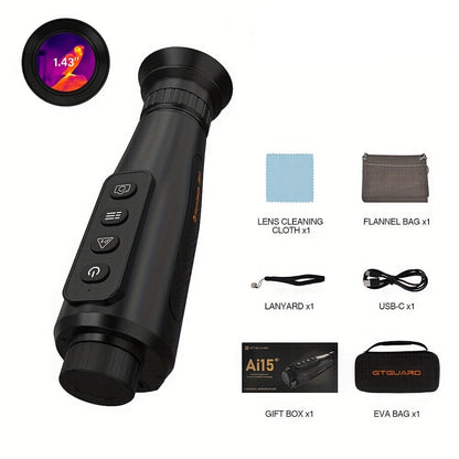 Thermische Monoculaire – Warmtebeeldkijker – Nachtkijker – Infrared Scope – Thermo Viewer – 8x Zoom – USB-C Oplaadbaar – WiFi Hotspot – 18mm Lens – ABS Behuizing