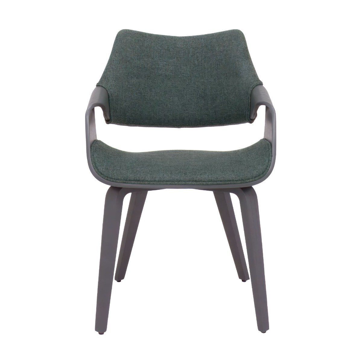 Fauteuil – Zetel – Stoel – Relaxstoel – Leunstoel – Saliegroen Velvet – Plywood Frame – Inclusief Zacht Kussen
