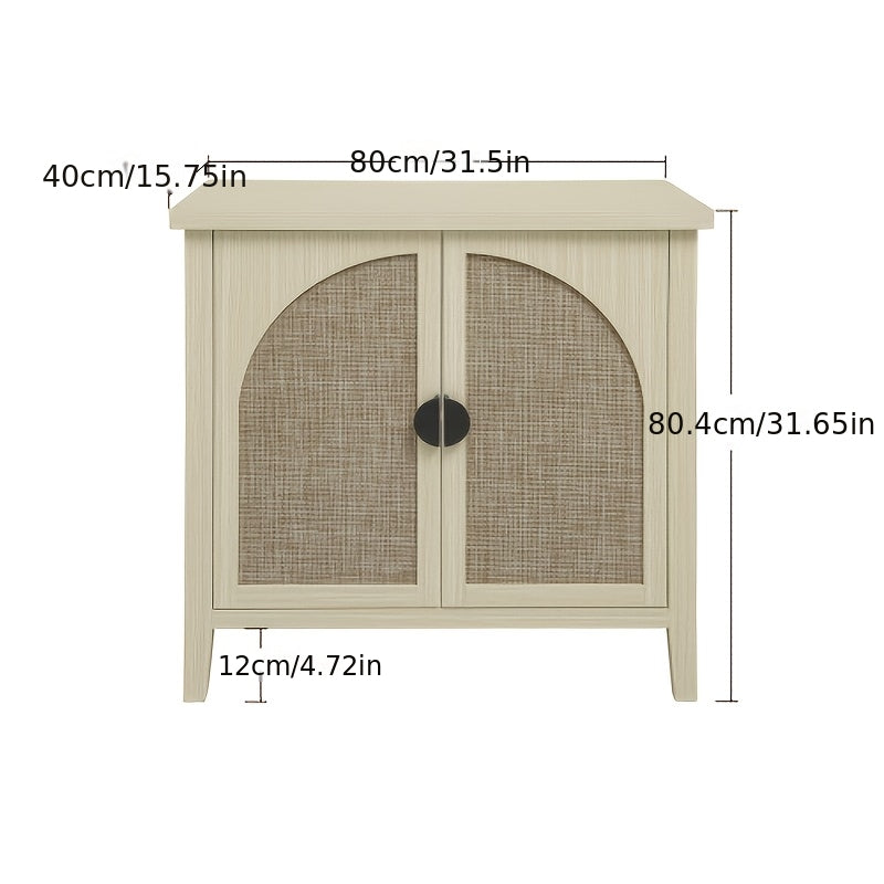 Schoenenkast – Schoenencabinet – Schoenenrek – Schoenenmeubel – Schoenenopberger – Rotan Kasten – Ruime 3,2+ Kubieke Voet Opbergruimte – Modern Handgevlochten Design