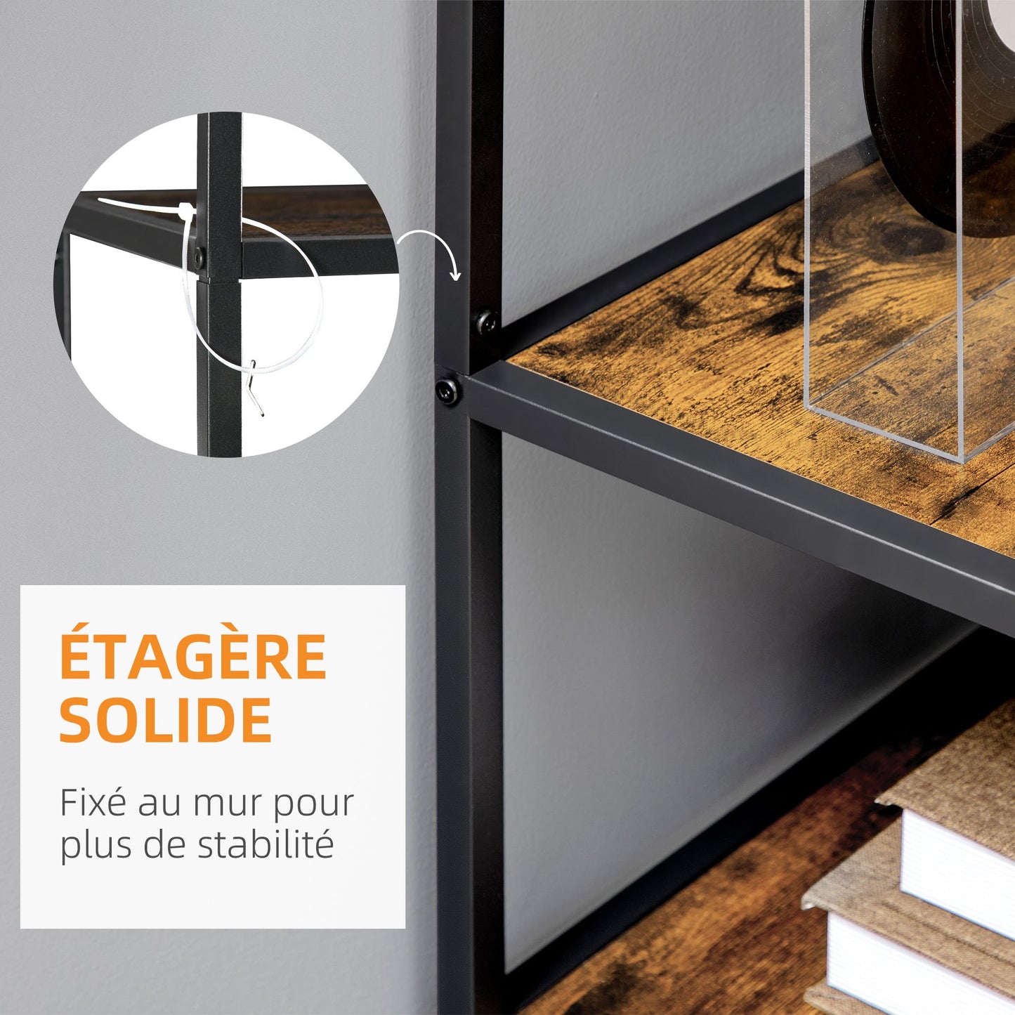 Opbergkast – Schoenenkast – Halmeubel – Opbergmeubel – Schoenenrek – Industriële Stijl – 7 Lade – Stalen Frame – 83x34x180 cm