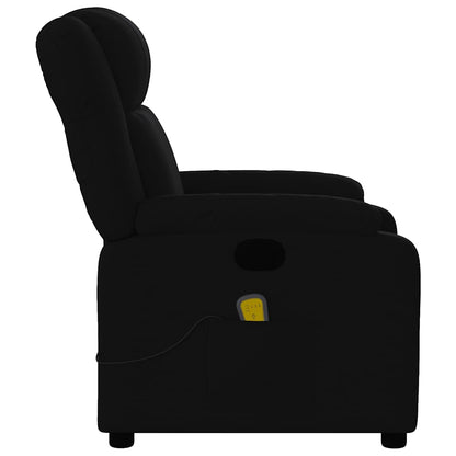 Elektrische Relaxfauteuil – Relaxstoel – Elektrische Loungefauteuil – Massage Fauteuil – Verstelbare Zetel – Zwart – 6 Massagepunten – Elektrische Verstelling Tot 135 Graden