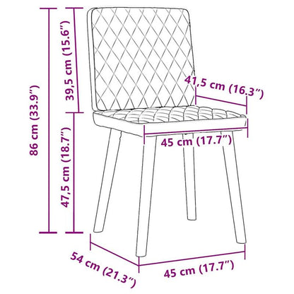 Eetkamerstoelen – Stoelen – Dining Chairs – Keukenstoelen – Zitmeubels – Donkergrijs – Massief Houten Frame – Comfortabele Zitting