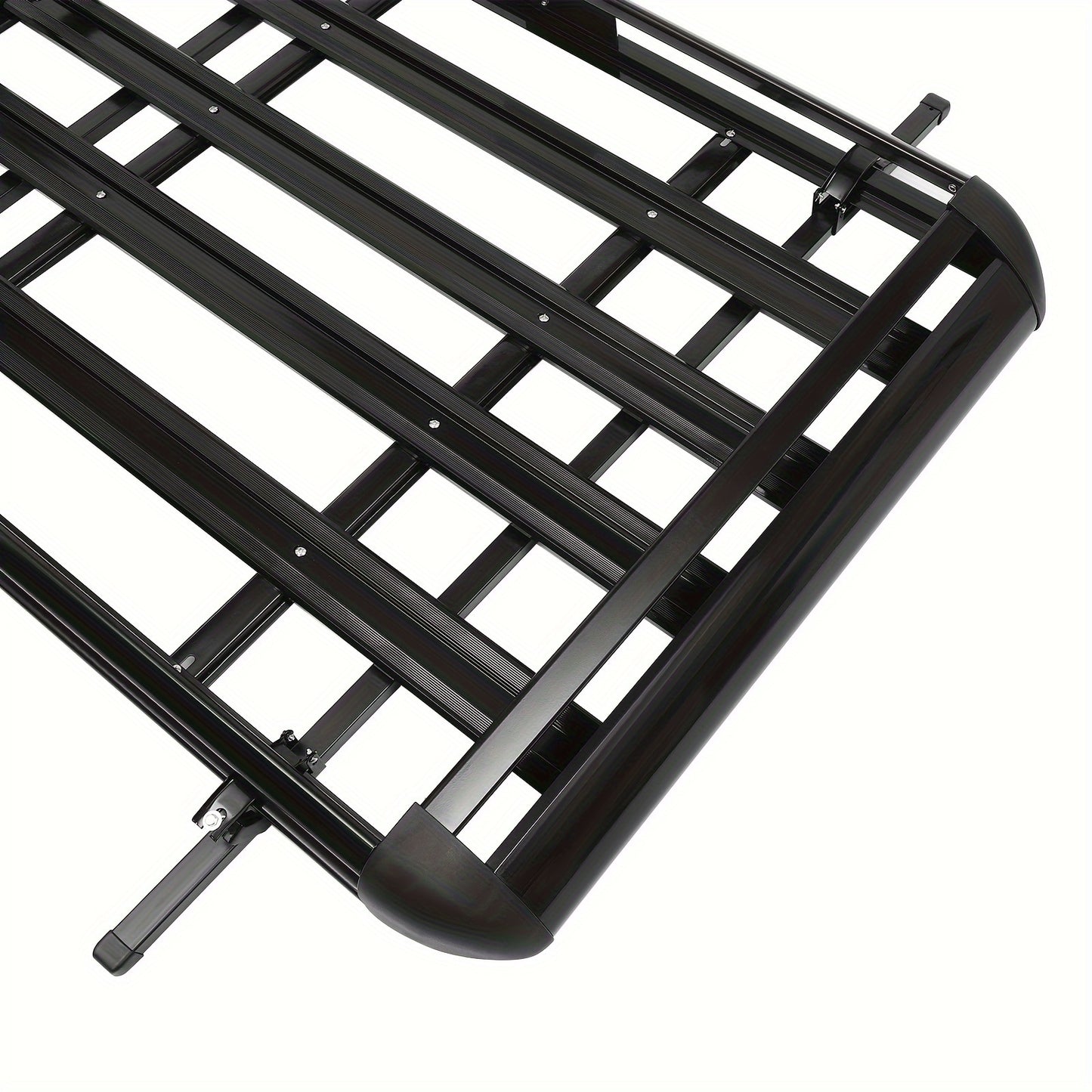 Dakkofferrek – Dakkofferdrager – Dakdrager – Bagagerek – Autodrager – Zwart – Aluminium – Verstelbaar 100-135 cm – Max. 150 kg draagvermogen