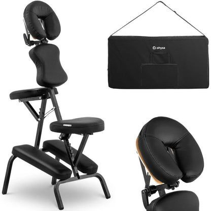 Vouwbare Massagestoel – Massagekruk – Therapie Stoel – Schoonheidssalon Stoel – Tattoo Stoel – Stevig Metalen Frame – Compact & Lichtgewicht