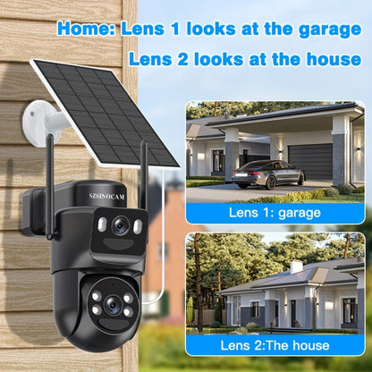 Beveiligingscamera – Bewakingscamera – Camerabewaking – Buitencamera – Draadloze Camera – 3G/4G LTE Verbinding – Zonnepaneel – 2K HD PTZ Nachtzicht – Bewegingsdetectie – Tweerichtingsaudio – SD & Cloud Opslag