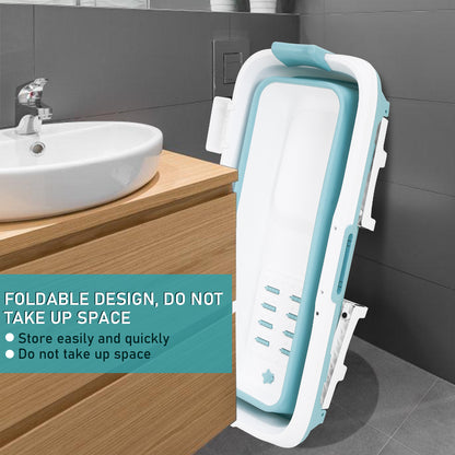 Opvouwbaar Bad – Opvouwbare Badkuip – Zitbad – Ligbad – Bath Bucket – XXL 149 cm – Duurzaam PP + TPE Materiaal – Inclusief Afvoerslang en Badkussen