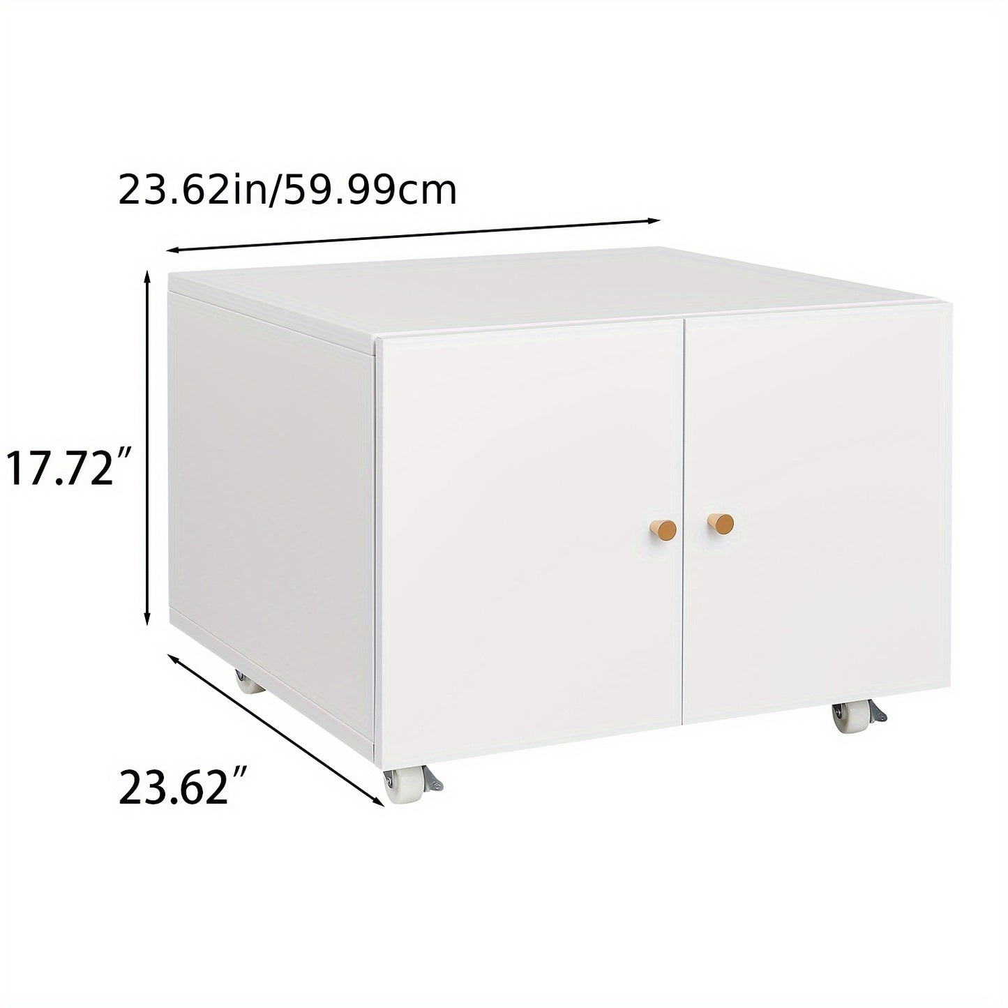 Printerstandaard – Printertafel – Printerkast – Documentenwagen – Kantoorwagen – Mobiel Met Wieltjes – Verstelbare Legplanken – Compact Metalen Ontwerp – Zwart